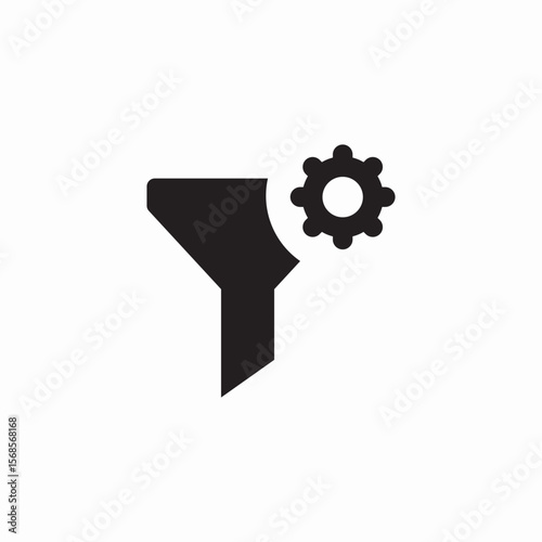 filter settings icon sign vector