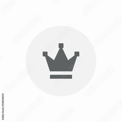 king crown icon sign vector