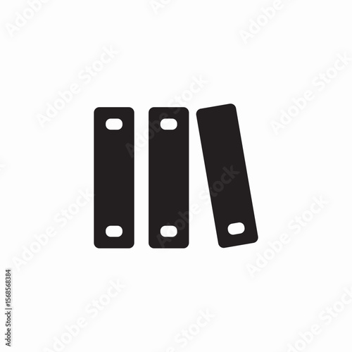 libraby shelf icon sign vector