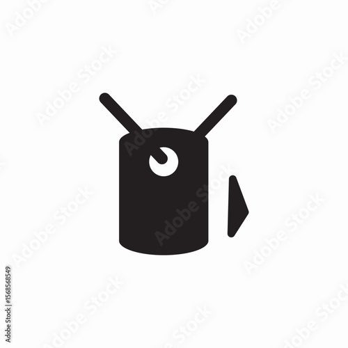 necklace tag icon sign vector