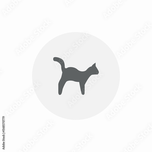 pet cat icon sign vector