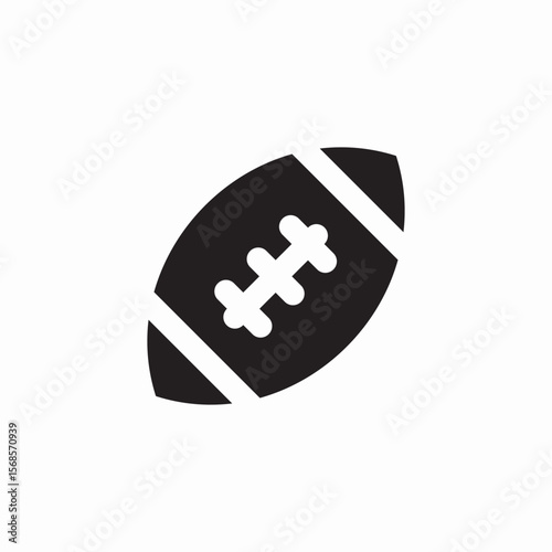 rugby sport icon sign vector