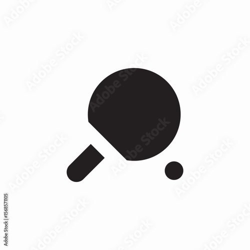 table tennis icon sign vector