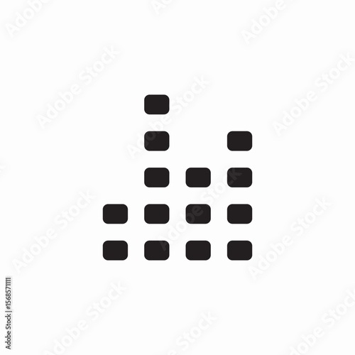 sound equalizer icon sign vector