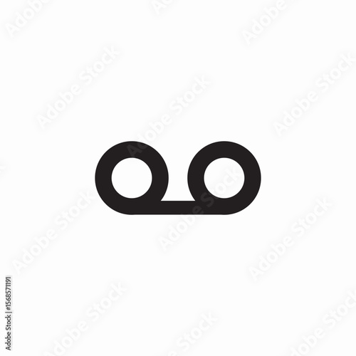 voicemail message icon sign vector