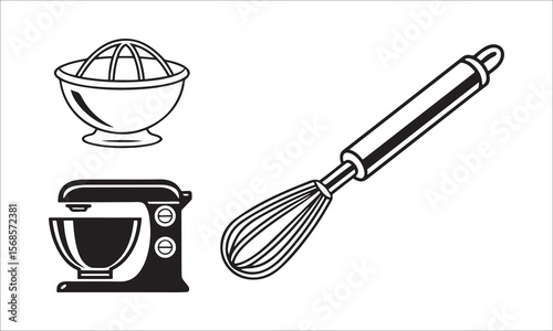 Mixer whisk citrus juicer kitchen appliance bowl