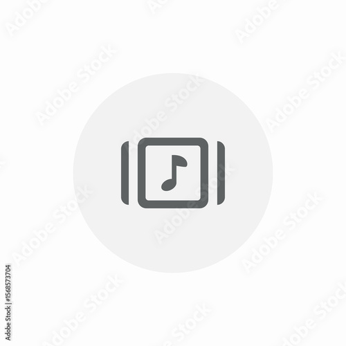 track window scroll icon sign vector