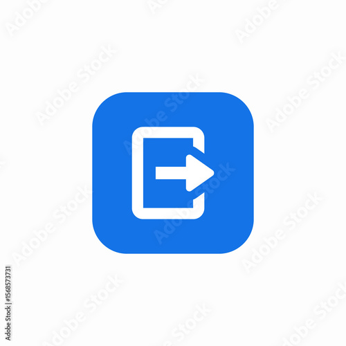 user log out icon sign vector