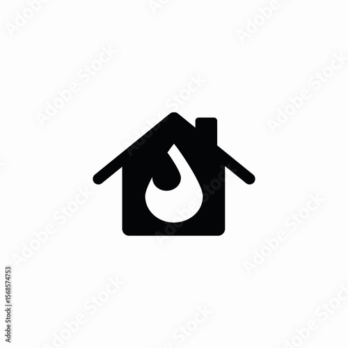 home heating icon sign vector