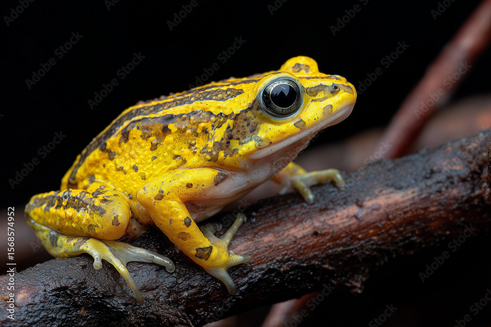 Fototapeta premium Amboli Toad - Rare Amboli Toad on Branch