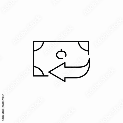 move finances icon sign vector