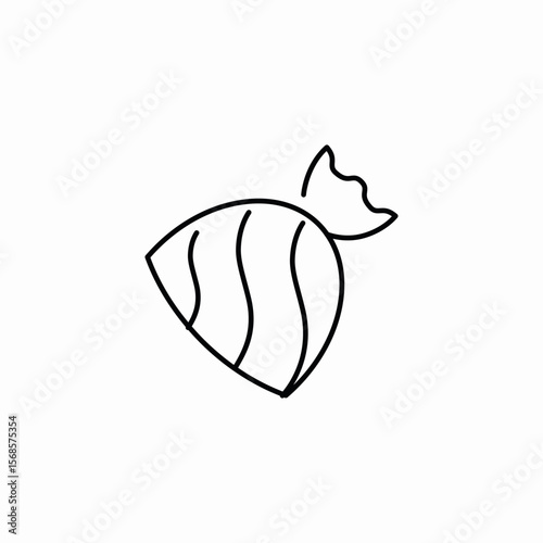 sweet candy icon sign vector