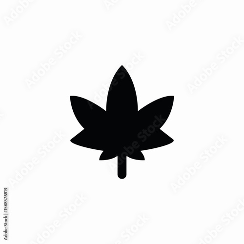 maple leaf icon sign vector