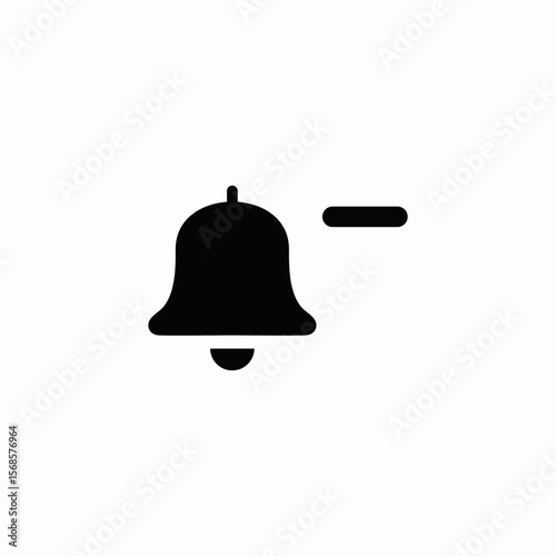 notification remove icon sign vector