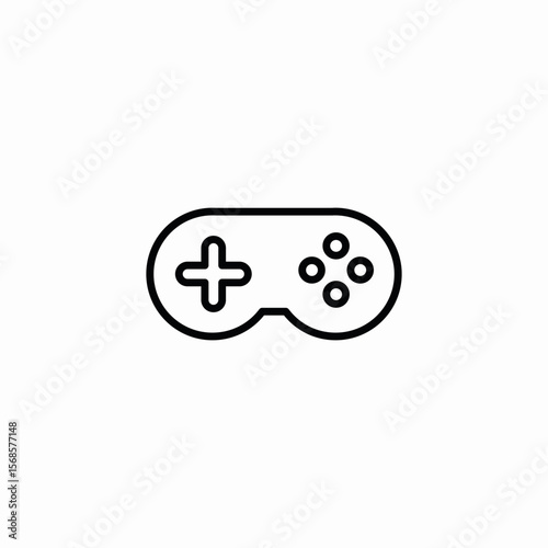 small remote controller icon sign vector