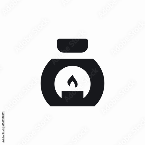 aroma therapy oil icon sign vector