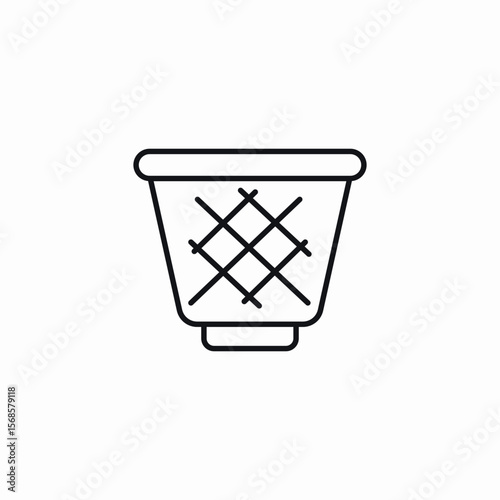 office bin icon sign vector