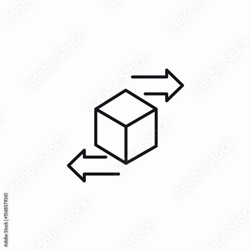 product distribute icon sign vector