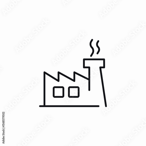 saw tooth factory icon sign vector