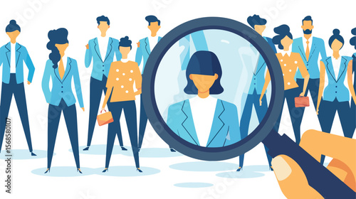 Giant Hand Reaching for Applicants: Job Hiring and Recruitment Concept hr huge team work large career