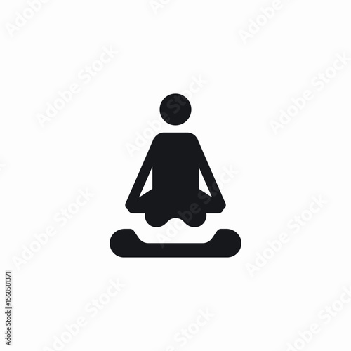 wellness relax icon sign vector