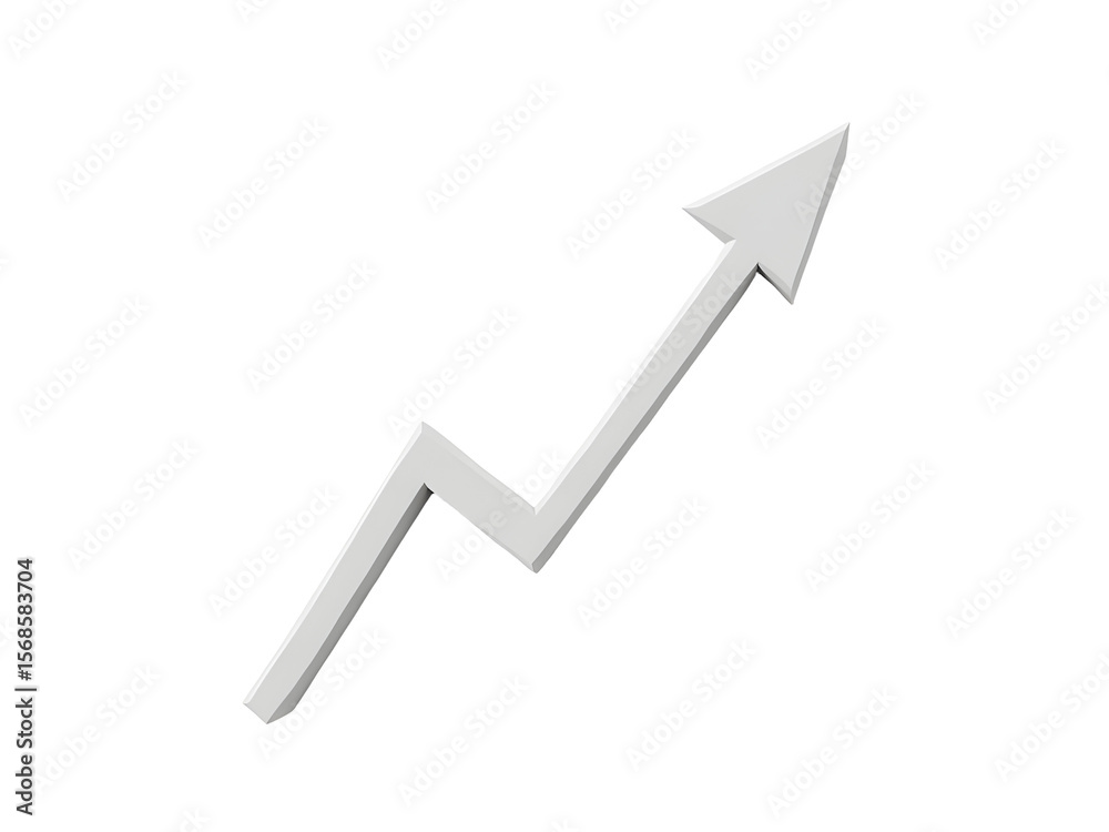 business graph with arrow business graph with arrow