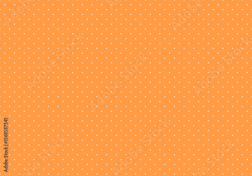 Orange polka dot background material オレンジ色のドット柄の背景素材 Illustrator素材