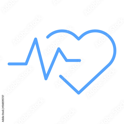 Heart Rate Outline Icon