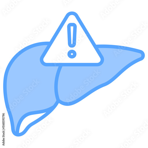 Liver Problem Outline Icon
