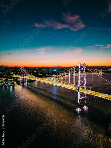 фотографія Ponrte Hercílio Luz Florianópolis Santa Catarina Por do Sol