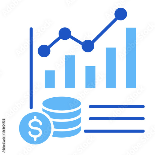 Market Capitalization  Icon Element For Design