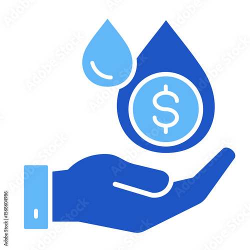 Market Liquidity  Icon Element For Design