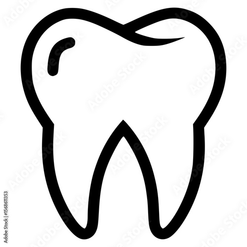 Tooth icon representing dental health and hygiene