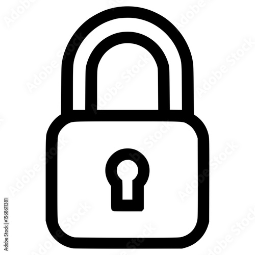 Solid padlock icon representing security and protection measures