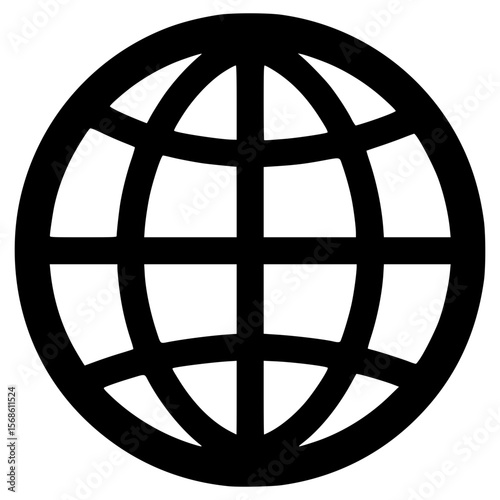 Globe icon symbolizing global connectivity and exchange