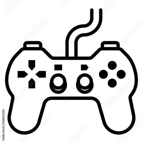 Game Console Line Icon