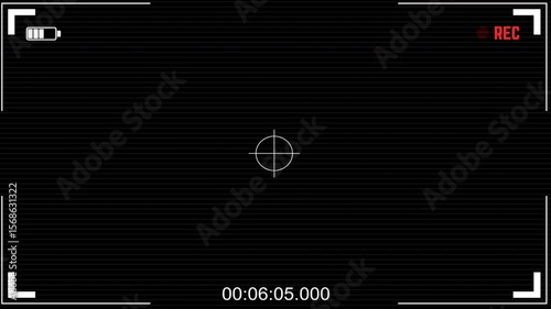 frame Camera Recording Screen. 4k video