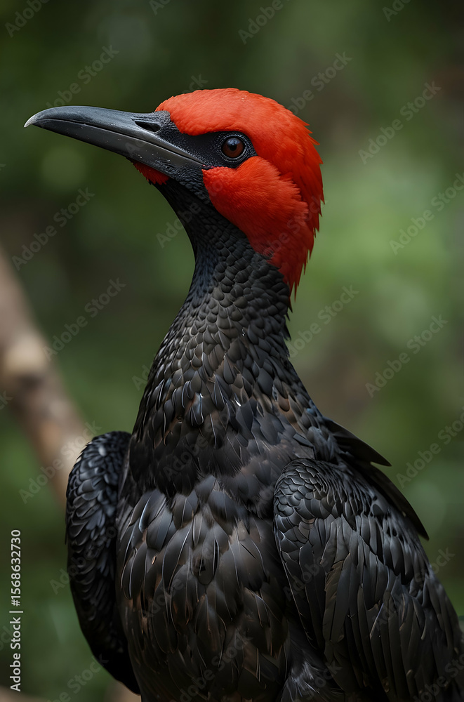 Obraz premium Frigatebird Glossy Plumage
