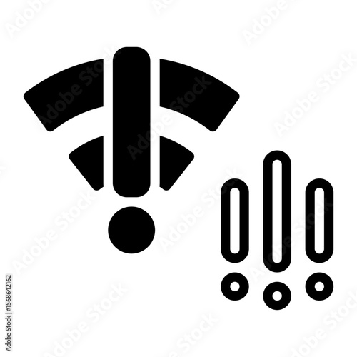 Offline icon, glyph icon style
