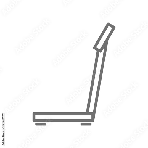 シンプルな体重計のベクターアイコン_09