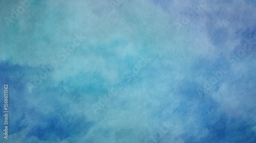 Abstract Blue Watercolor Texture Background Design Element