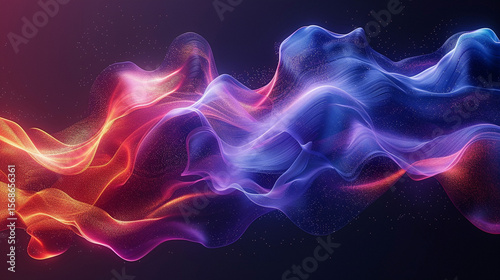 Wallpaper Mural Abstract dynamic flow of vibrant colors. Torontodigital.ca