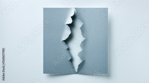 Ripped Paper: Breakthrough, Creativity, Innovation