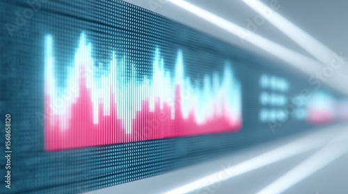 Stock Market Graph - Financial Data Visual - business technology