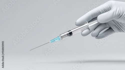 Syringe in Hand: Vaccine, Injection, Medical