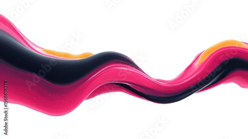 Abstract Flowing Shapes: Fluid Background Design