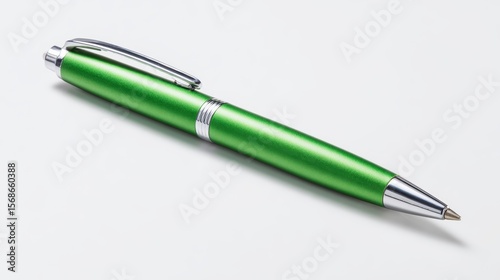 Green Pen on White - Writing Tool, Business