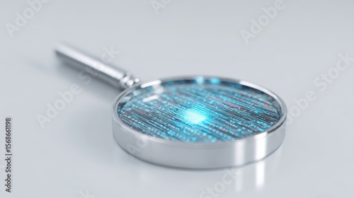 AI Chip Under Magnifying Glass: Technology Closeup