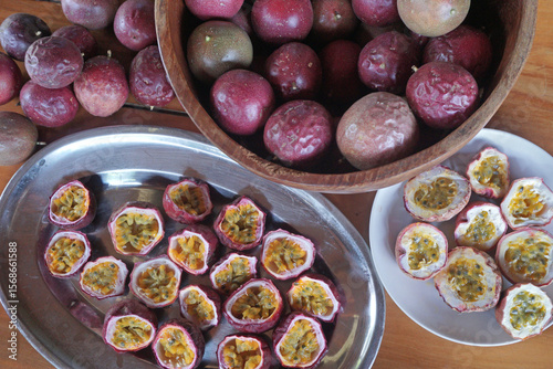 fresh passion fruit