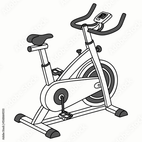 Stationary bicycle with digital display exercise bike stationary bike